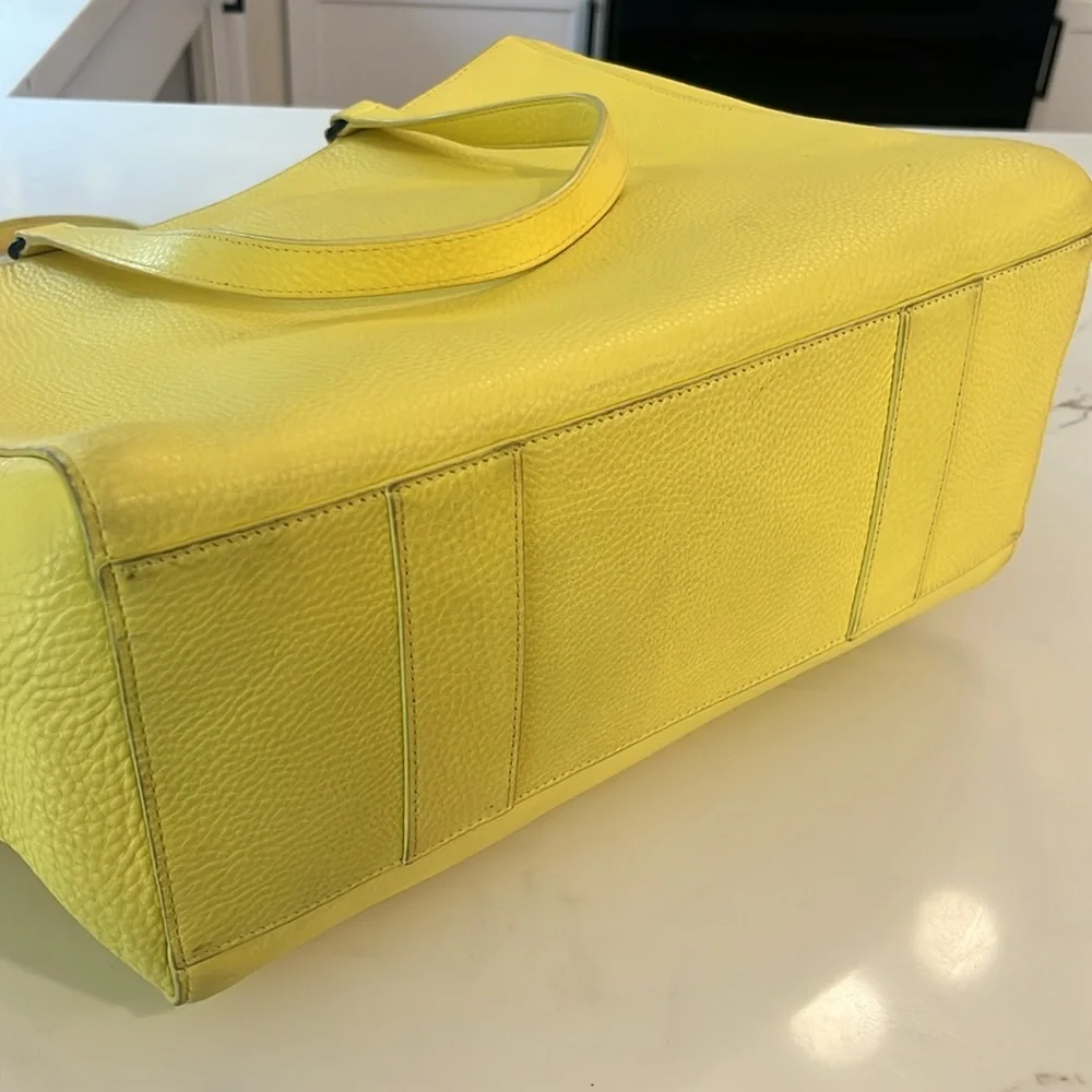 Dagne Dover ‘Allyn’ Large Tote in Butter Yellow - Picture 7 of 13